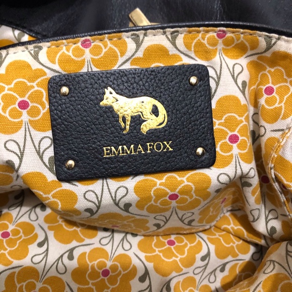 Emma Fox leather tote hobo bag purse EUC - Picture 5 of 8